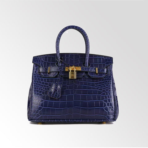 Walesli Handmade Nile crocodile leather bag Color can be customized