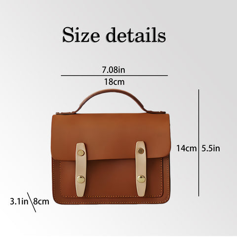 Walesli Handmade classic messenger bag Color can be customized