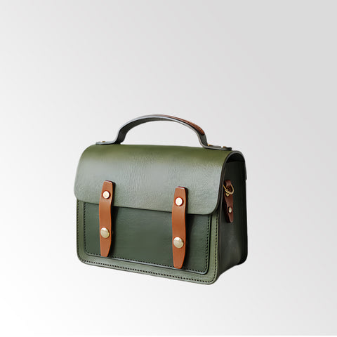 Walesli Handmade classic messenger bag Color can be customized