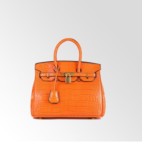 Walesli Handmade Nile crocodile leather bag Color can be customized